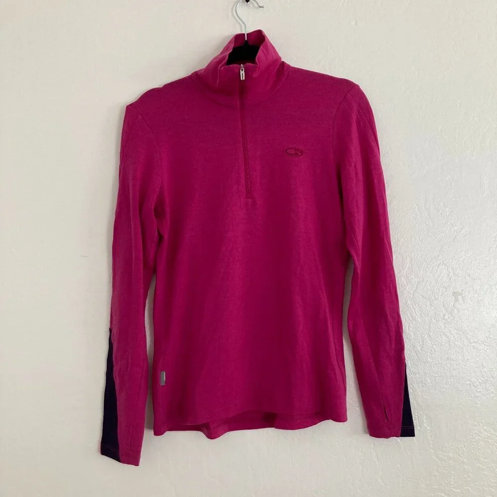 Icebreaker Women's Long Sleeve Tee - Pink - Picture 1 of 11